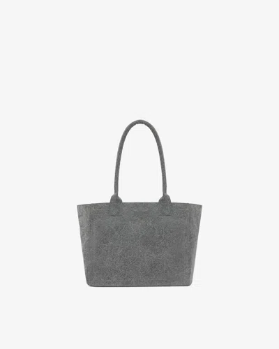 Isabel Marant Yenky Zipped Tote Bag In Gray