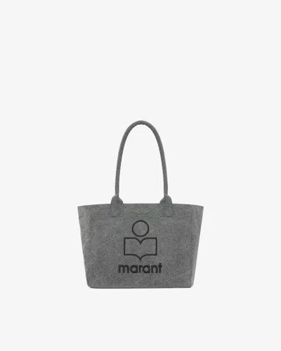 Isabel Marant Yenky Zipped Tote Bag In Gray