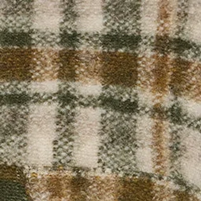 Isabel Marant Étoile Khaki Fontizi Wool Blend Coat In Khaki-ecru