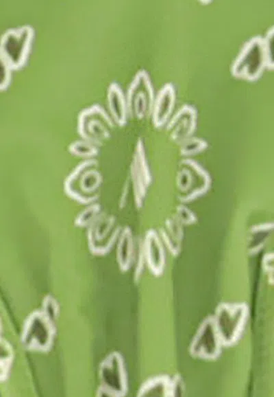 Attico Bandana Print Lycra Bikini In Green