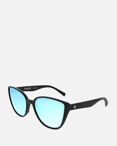 Allure Eyewear Women's Tampa Polarized Cat Eye Sunglasses In Rubberized Black