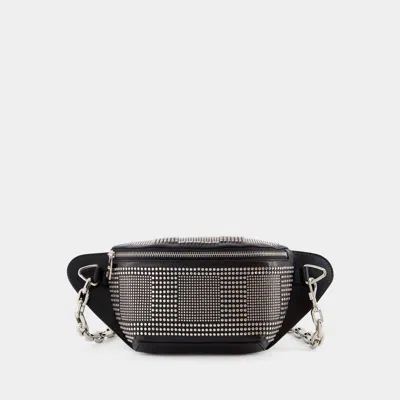 Shop Alexander Mcqueen Biker Bumbag Belt Bag In Black