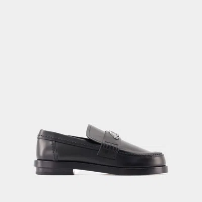 Alexander Mcqueen Women's Seal Loafers In Black