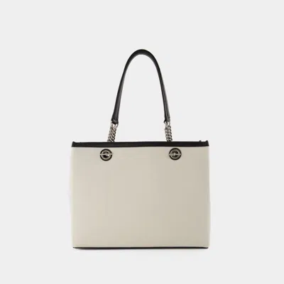 Shop Balenciaga Duty Free Tote Bag M In Beige