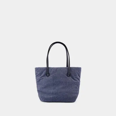 Shop Jw Anderson J.w. Anderson Small Puffy Anchor Shopper Bag In Blue