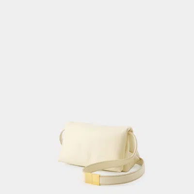 Shop Marni Hobo Prisma Bag In Beige