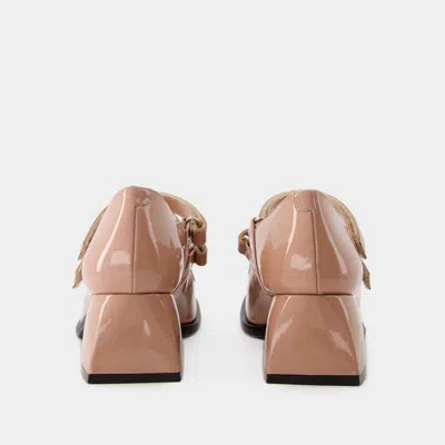 Nodaleto Bulla Babies Patent Leather Pumps In Pink