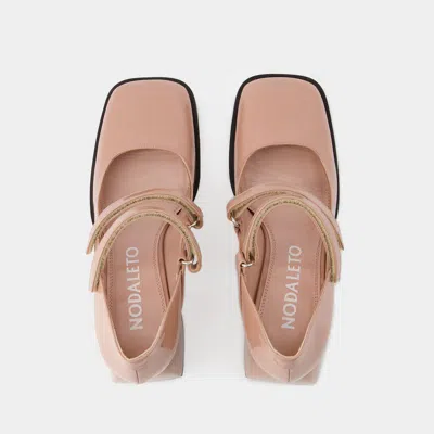 Nodaleto Bulla Babies Patent Leather Pumps In Pink