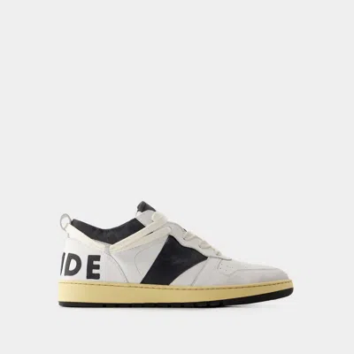 Shop Rhude Rhecess Low Sneakers In White