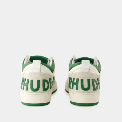 Rhude Round Head Low Upper Board Shoes In White