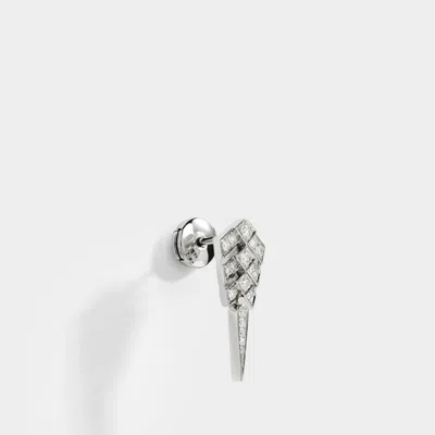 Shop Statement Stairway Earrings In Silver