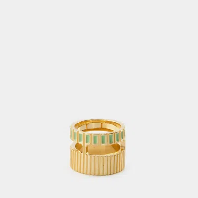 Ivi Slot Ring - Green - Or In Green