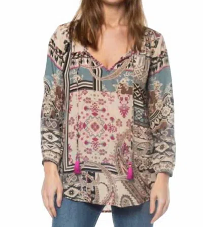Tolani Janessa Tunic Top In Mosaic In Multi
