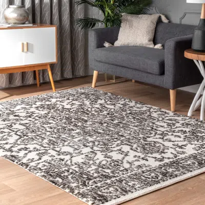 Nuloom Transitional Medallion Elisa Area Rug