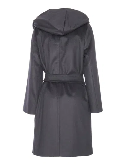 Shop Max Mara Studio Coat In Black