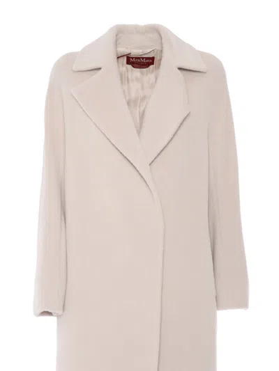 Max Mara Sidney Coat Beige In Beige