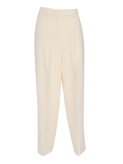 Weekend Max Mara Ronchi Long Trousers In White