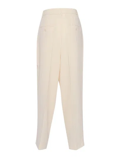 Weekend Max Mara Ronchi Long Trousers In White