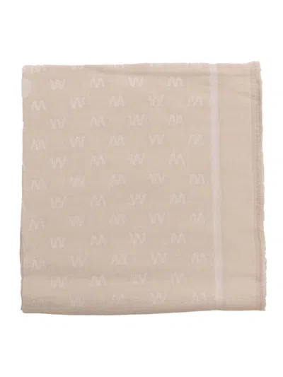 Shop Weekend Max Mara Scarf In White