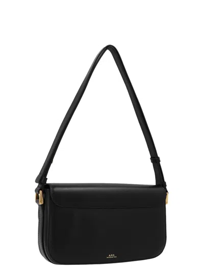 Shop Apc A.p.c. 'grace Baguette' Shoulder Bag In Black