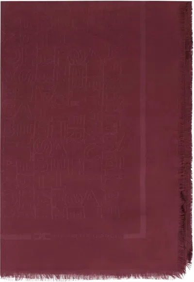 ELISABETTA FRANCHI ELISABETTA FRANCHI JACQUARD SCARF 