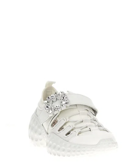 Roger Vivier Viv Sneakers White In White