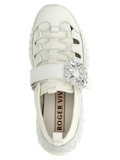 Roger Vivier Viv Sneakers White In White