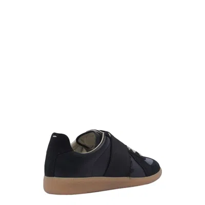 Maison Margiela Replica Suede Sneakers In H9966 Black