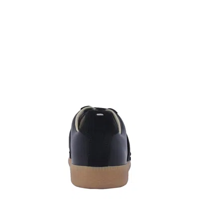 Maison Margiela Replica Suede Sneakers In H9966 Black