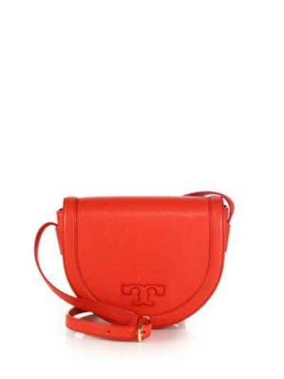 Tory burch serif t hotsell saddle bag