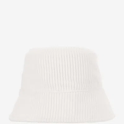 Shop Jil Sander Cotton Velvet Bucket Hat