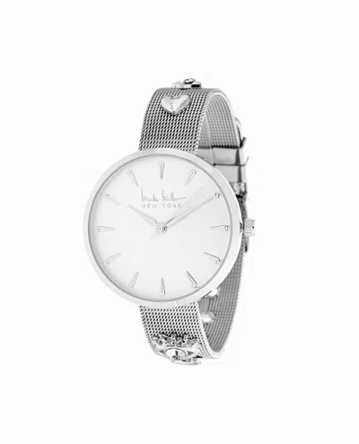 Nicole Miller Women's Stainless Steel Strap Watch - 36mm In Silver In Silver