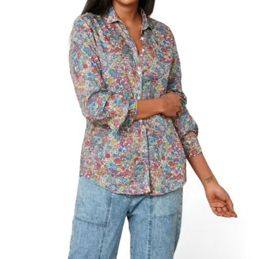 Hartford Paris Blouse In Violet In Multi