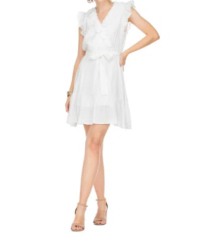 Jade Wrap Dress In White In White