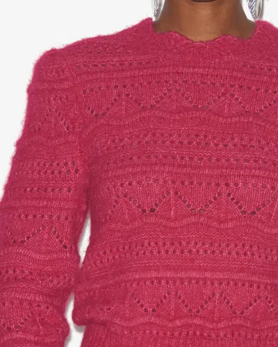 Shop Etoile Othona Sweater In Raspberry