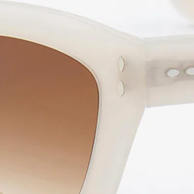 Isabel Marant Louny Sunglasses In Ivory-brown Shaded