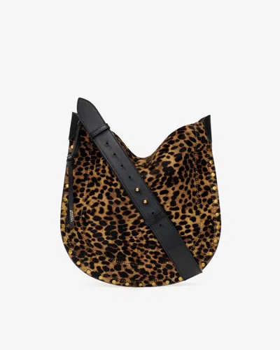 Isabel Marant Oskan Leopard-print Shoulder Bag In Leopard