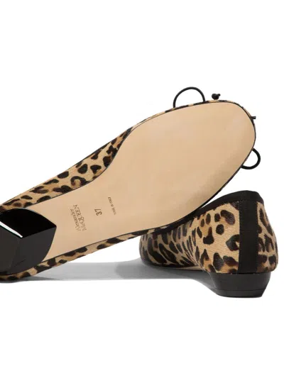 Alexander Mcqueen Printed Calf-hair Armadillo Ballerinas In Printed