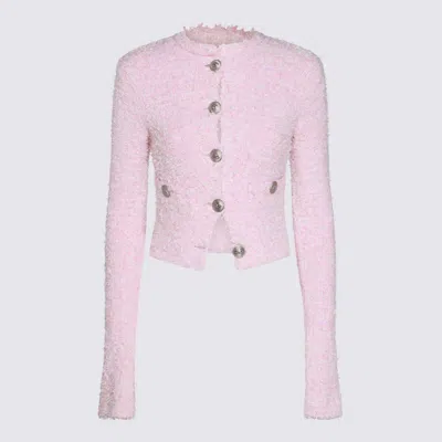 Balenciaga Pink Cotton Knitwear In Pink