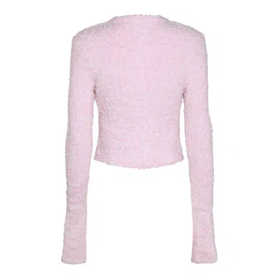 Balenciaga Pink Cotton Knitwear In Pink
