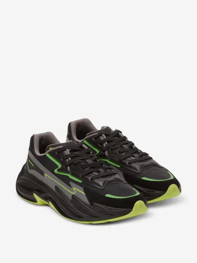 Balmain Run-row Low-top Sneakers In Black