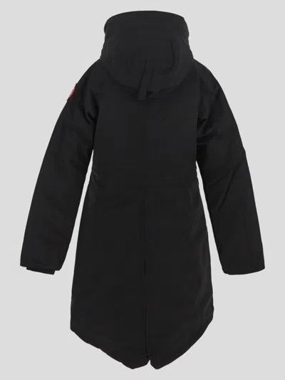 Canada Goose Rossclair Parka Jacket In Black