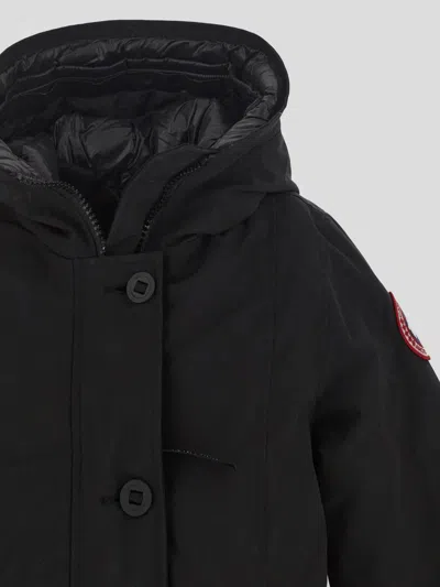 Canada Goose Rossclair Parka Jacket In Black