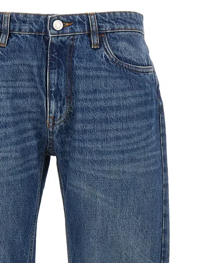 Coperni Light Blue Jeans With Open Knee In Blue
