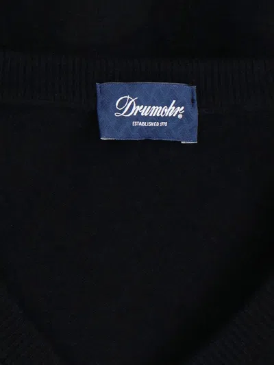 Drumohr Cotton Jersey In Black