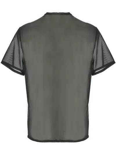 Shop Helmut Lang Short Sleeves In Black