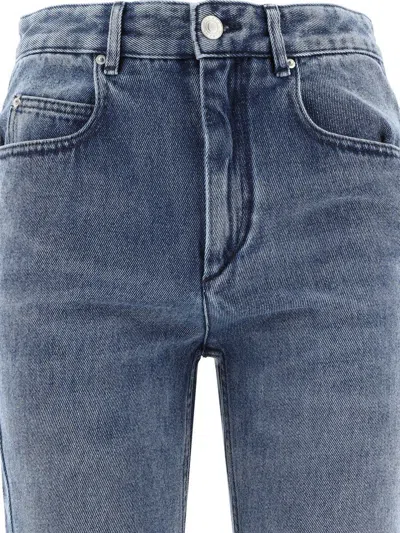 Shop Isabel Marant "belvira" Jeans In Blue