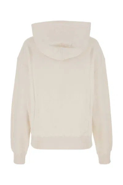 Jil Sander Cotton Hooded Sweatshirt In Yellow
