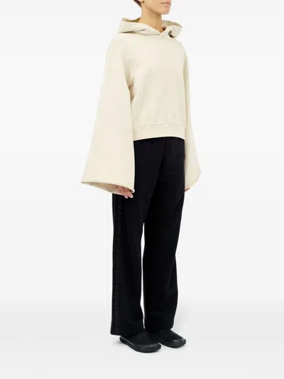 Mm6 Maison Margiela Drop-shoulder Hooded Sweatshirt