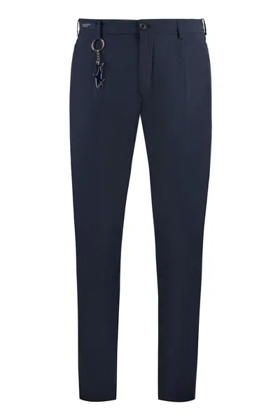 Paul & Shark Men's Stretch Cotton Trousers In Blue